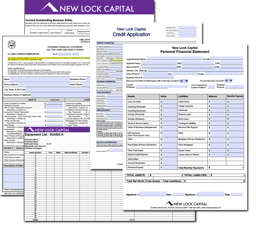Anchor Trust Financial Forms
